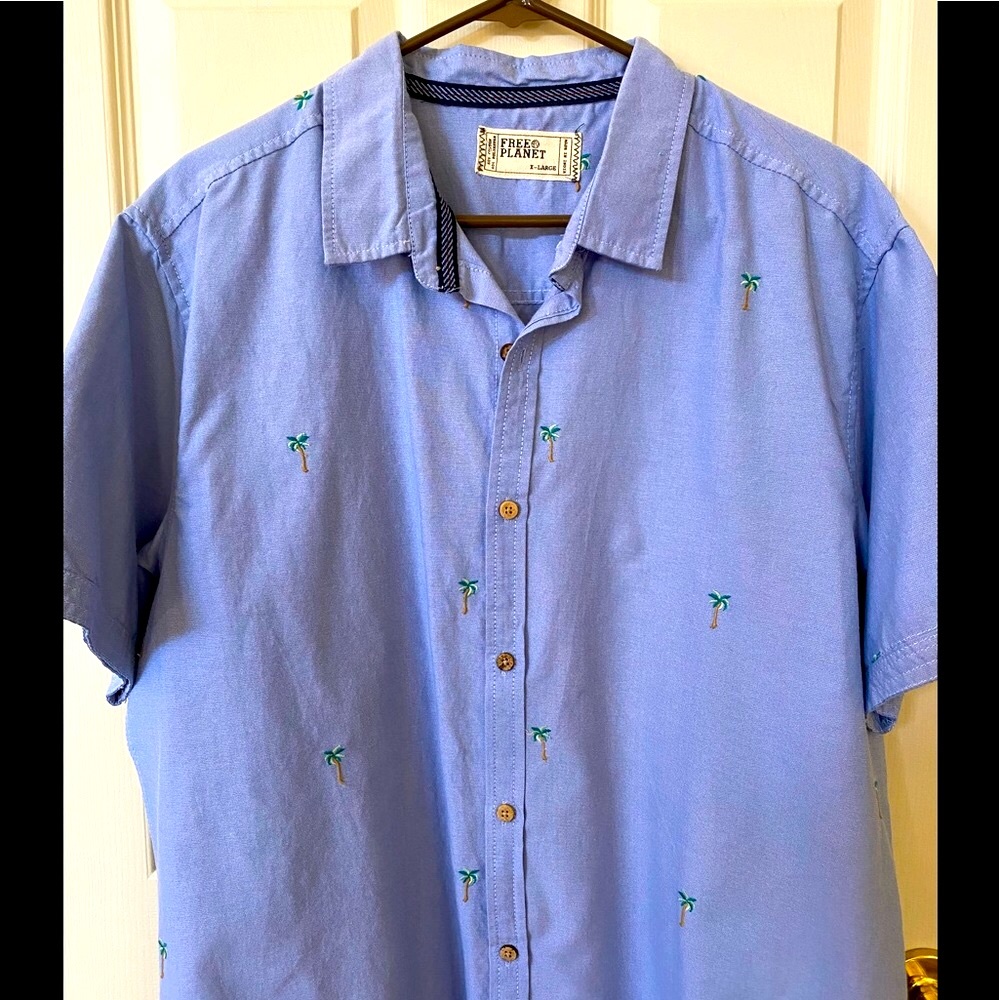 🌴Free Planet, Blue with 🌴, XL